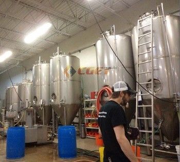 Qualität  SUS 304 Craft Beer Brewing Equipment 4 BBL Brewing System With ISO CE Certificated usine