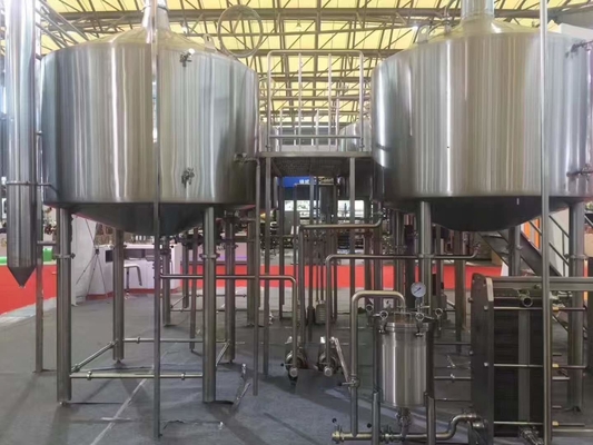 Touch Screen große Brauerei-Ausrüstung Ausgangsder brauenausrüstungs-2000L Sus304