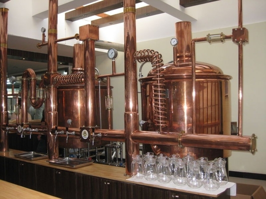 Mikrodes hotel-Bier-Fabrik-Maschinen-kleinen Maßstabs Stärke des Brauensystem-1000L 3mm