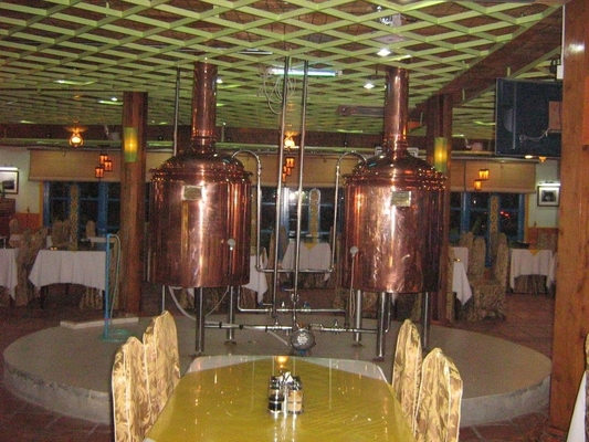 Mikrodes hotel-Bier-Fabrik-Maschinen-kleinen Maßstabs Stärke des Brauensystem-1000L 3mm
