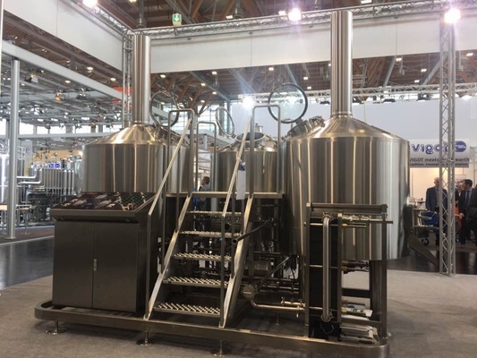 SUS 304 Brauenausrüstungs-halb automatisches Kontrollsystem großen Umfangs 7Bbl