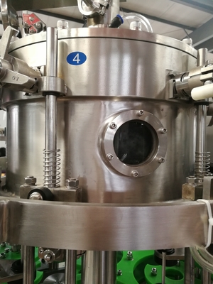 automatische ausspülende füllende 500bph und mit einer Kappe bedeckende Maschine, 3 in 1 Füllmaschine