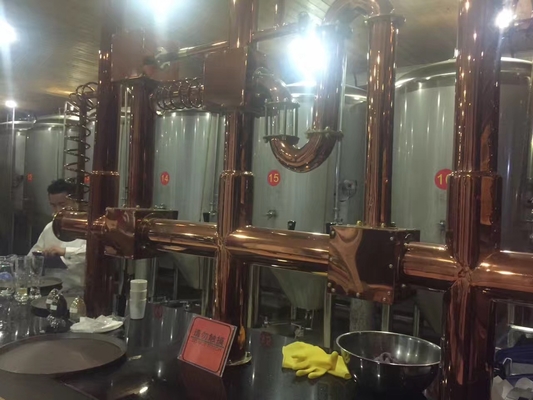 Handwerks-Bierbrauen-Ausrüstung 380V 50Hz Hauptmicrobrewery-System 3 Jahre Garantie-