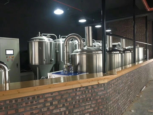 Energiesparendes Werbungs-Brauen des Microbrewery-Ausrüstungs-kleinen Maßstabs nicht rostend