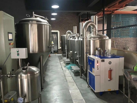 Energiesparendes Werbungs-Brauen des Microbrewery-Ausrüstungs-kleinen Maßstabs nicht rostend