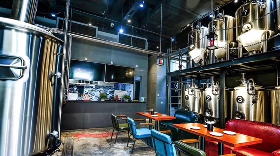 Halb automatische kleine Maschine des Microbrewery-500L für Brewpub oder Restaurant