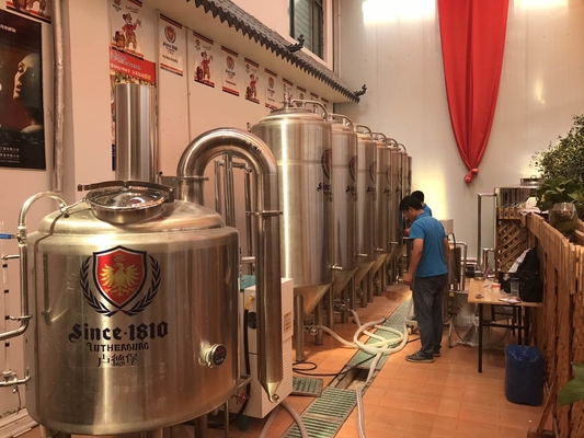 Minibrauerei-System grundlegende Hauptbierbrauen-Ausrüstung Brewpub des kleinen Maßstabs