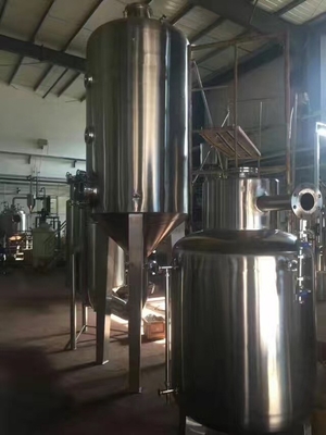 3 Edelstahl-Brauenausrüstung Microbrewery-Gärungserreger der Phasen-380V