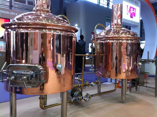 Kommerzielle kupferne Brauenausrüstungs-kupferner Bier-Behälter 50L - 10000L 245KGS