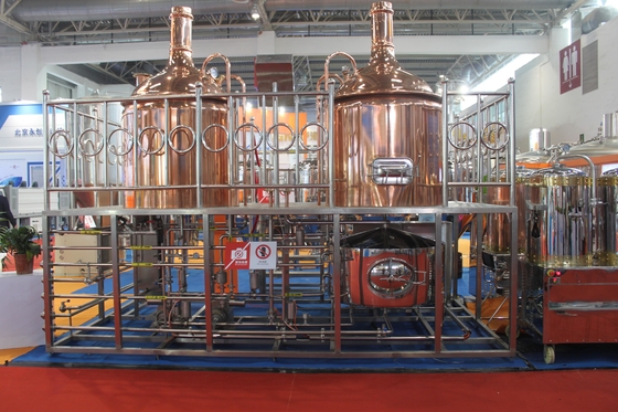 Kupfernes Handwerks-kleine Bier-Fabrik-Ausrüstung, Minibier 100L, das System macht