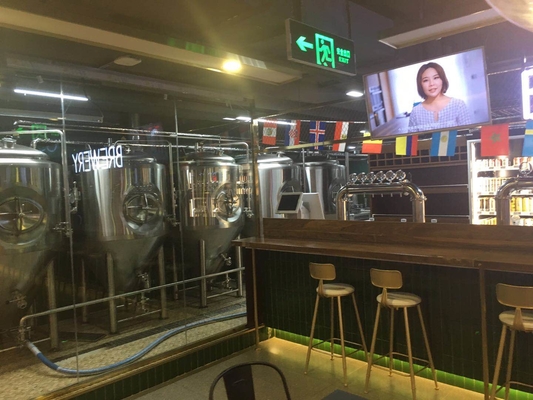 Mikroc$brauenausrüstungs-Energieeinsparung des Edelstahl-500l für IPA-Stout