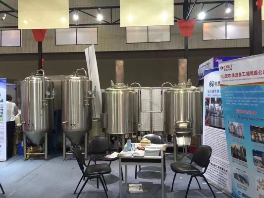 10 Fass-Bier, welches Ausrüstungs-Edelstahl die Hauptkapazität des brauensystem-500L macht