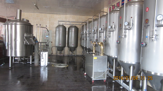 Nahrungsmittelgrad industrielle Microbrewery-Maschinen-Edelstahl-Brauensysteme