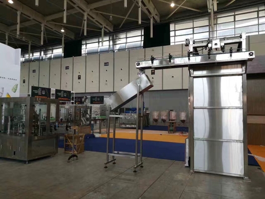 Elektrisches 50Hz die 3 Phasen-Verpackungs-Fertigungsstraße, Flasche kann Palettenentlader-Maschine