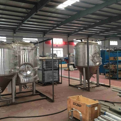 PLC steuern BerufsBierbrauen-System der brauenausrüstungs-1000L nach Hause