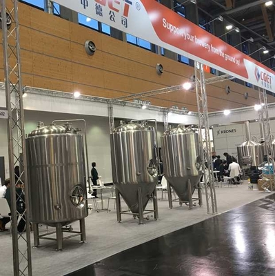 Beine der Edelstahl-Probierbrauen-Ausrüstungs-10BBL des Fermenter-vier