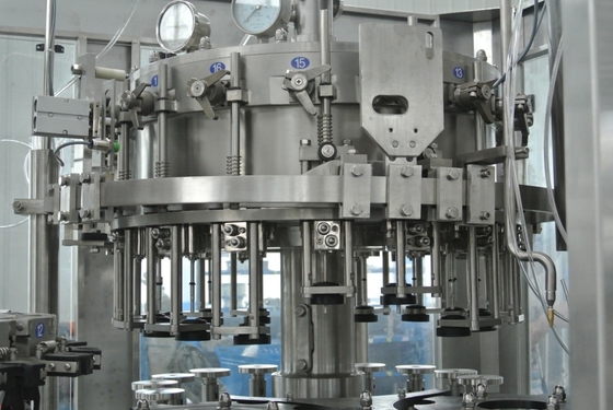 3 in 1 Füllmaschine der Glasflaschen-Sus304 für Handwerks-Brauerei kohlensäurehaltiges Getränk
