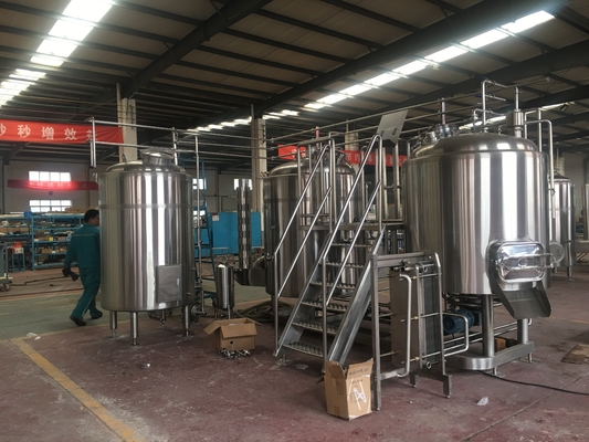 Direktfeuerheizungsbrauereiedelstahl 7BBL Bierbrauerei für KneipenBierbrauenausrüstung