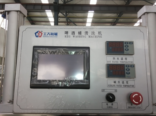 2 Kopf-Touch Screen Bier-Fass-Waschmaschinen-pneumatische elektrische gefahrene Art