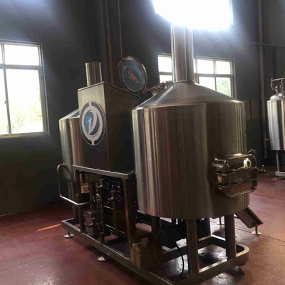 Edelstahl schlüsselfertige Microbrewery-Ausrüstung Microbrewery-Behälter-elektrische Heizung