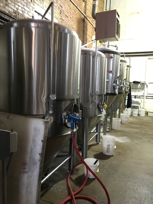 microbrewery-Ausrüstung 500L 1000L SS304 schlüsselfertige Brewpub-System-Vertikalen-Art