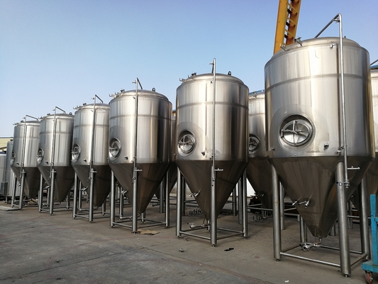 Vertikales Mantelfermenter-helles Bier-konischer Bier-Gärungserreger 3000L