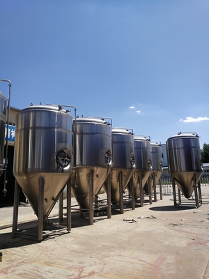 Vertikales Mantelfermenter-helles Bier-konischer Bier-Gärungserreger 3000L