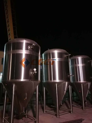 Vertikales Mantelfermenter-helles Bier-konischer Bier-Gärungserreger 3000L