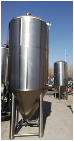 Vertikales Mantelfermenter-helles Bier-konischer Bier-Gärungserreger 3000L