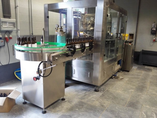 Elektrische 3 in 1 Glasflaschen-Füllmaschine-Bier-Waschmaschinen-Füller-Mützenmacher