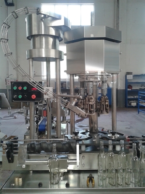 Wein-füllende Linie Saft-Flaschenabfüllmaschine 0,2 Mpa - 0,4 Mpa-Wasser-Druck