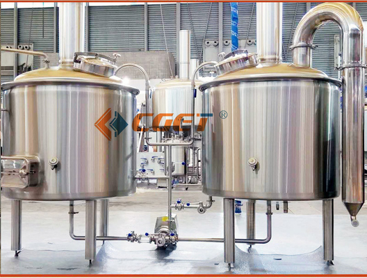 SUS 304 Brauensystem der Handwerks-Bierbrauen-Ausrüstungs-500L mit ISO-CER bescheinigt für Rusina