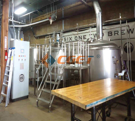 SUS 304 Brauensystem der Handwerks-Bierbrauen-Ausrüstungs-2000L mit ISO-CER bescheinigt