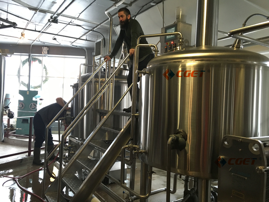 SUS 304 Brauensystem der Handwerks-Bierbrauen-Ausrüstungs-2000L mit ISO-CER bescheinigt