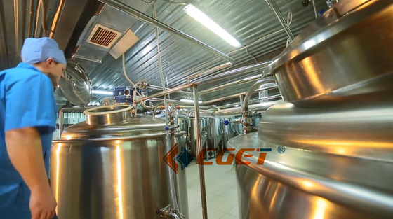 SUS 304 Brauensystem der Handwerks-Bierbrauen-Ausrüstungs-2000L mit ISO-CER bescheinigt