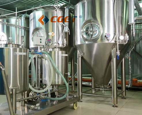 SUS 304 Brauensystem der Handwerks-Bierbrauen-Ausrüstungs-2000L mit ISO-CER bescheinigt